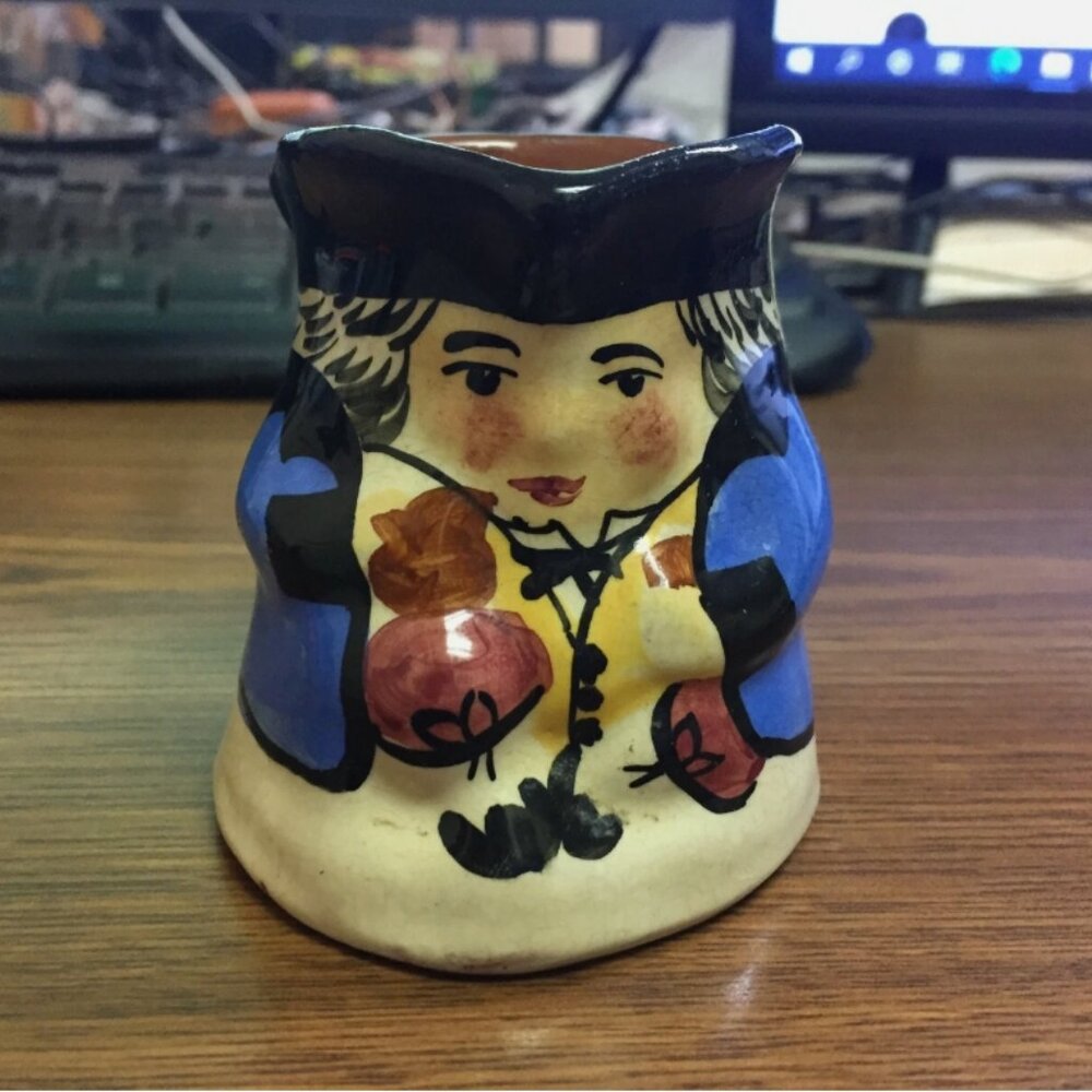 Vintage Victorian Ceramic Toby Cup 3 Inch